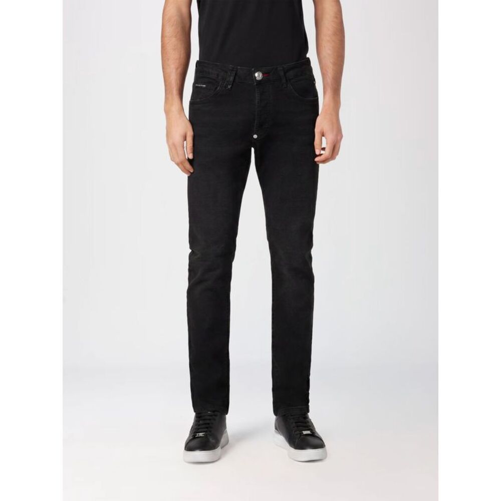 Philipp Plein Jeans Men Black
